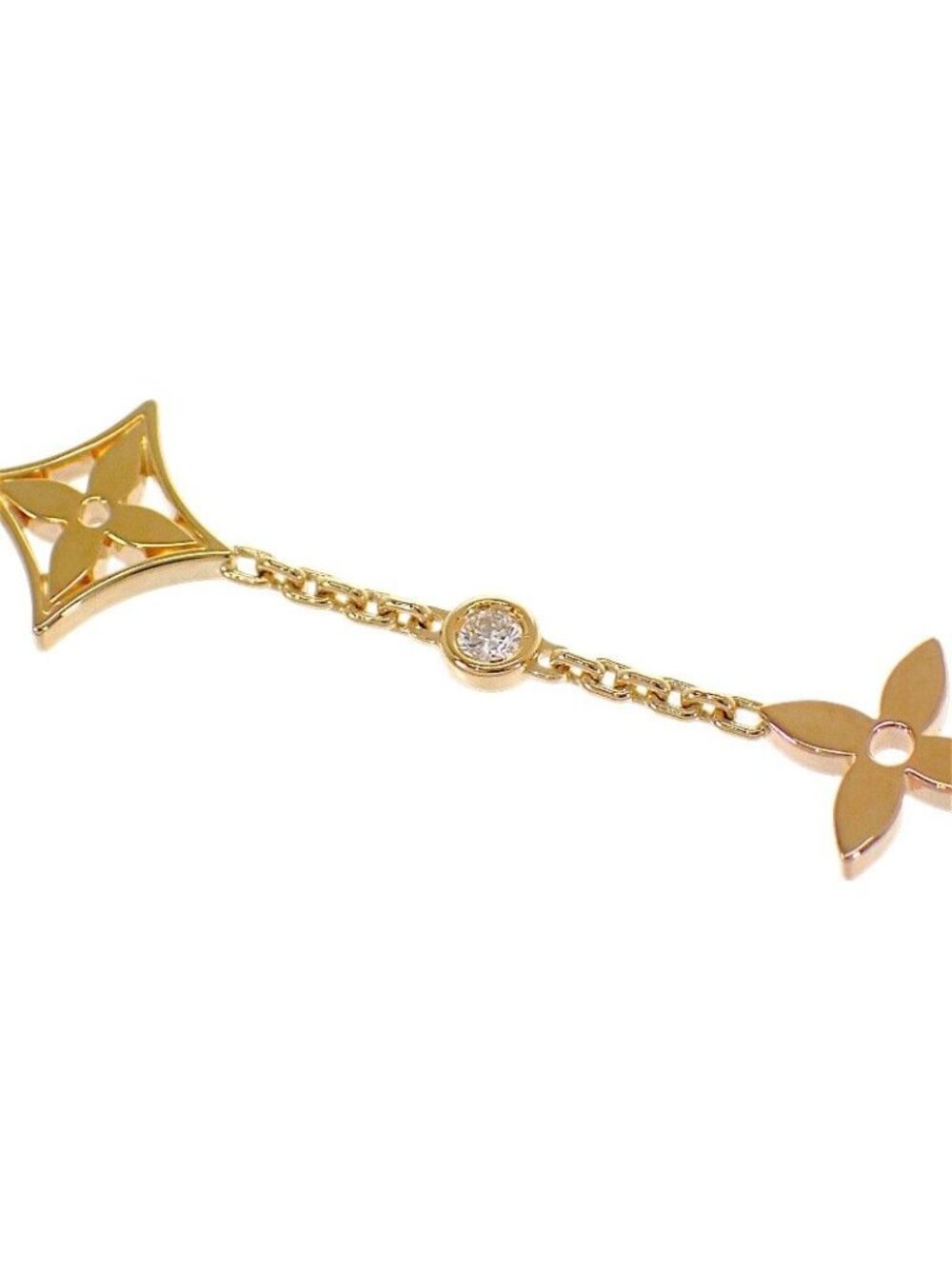 Louis Vuitton Monogram Idylle Bracelet 18k Yellow Gold 18k Pink Diamond - Picture 4 of 12
